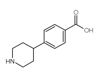 4-(PIPERIDIN-4-YL)BENZOIC ACID Structure