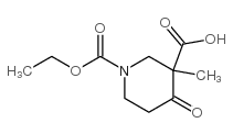1-ethyl 3-methyl 4-oxopiperidine-1,3-dicarboxylate结构式