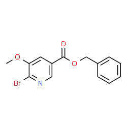 Benzyl 6-bromo-5-methoxypyridine-3-carboxylate Structure