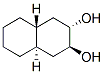 2,3-Naphthalenediol, decahydro-, (2alpha,3beta,4aalpha,8abeta)-结构式