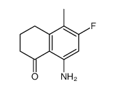 8-Amino-6-fluoro-5-methyl-3,4-dihydronaphthalen-1(2H)-one Structure