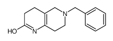 6-BENZYL-3,4,5,6,7,8-HEXAHYDRO-1,6-NAPHTHYRIDIN-2(1H)-ONE结构式