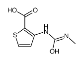 2-Thiophenecarboxylicacid,3-[[(methylamino)carbonyl]amino]-(9CI) structure