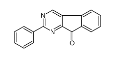 2-phenylindeno[2,1-d]pyrimidin-9-one结构式