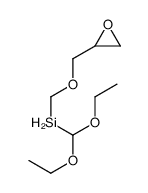 diethoxymethyl(oxiran-2-ylmethoxymethyl)silane结构式