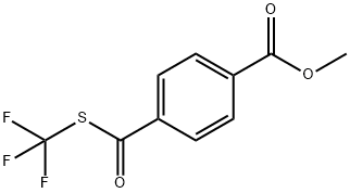 4-甲酸甲酯苯甲酸三氟甲硫基酯结构式