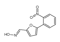 5-(2'-nitrophenyl)-2-furaldehyde oxime结构式
