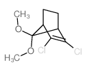 Bicyclo[2.2.1]hept-2-ene,2,3-dichloro-7,7-dimethoxy-结构式