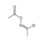 [(Z)-1-chloroethylideneamino] acetate Structure