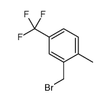 2-METHYL-5-(TRIFLUOROMETHYL)BENZYL BROMIDE结构式