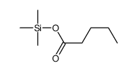 Valeric acid trimethylsilyl ester structure