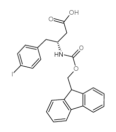 Fmoc-(R)-3-Amino-4-(4-iodophenyl)-butyric acid Structure