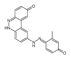 4,4’-[1,4-亚苯基二(偶氮)]二(3-甲基-苯酚)结构式