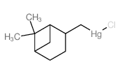 chloro-[(6,6-dimethyl-4-bicyclo[3.1.1]heptanyl)methyl]mercury Structure