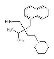1-Piperidinebutanamine,b-(1-methylethyl)-b-(1-naphthalenylmethyl)-结构式