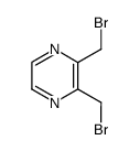 2,3-双(溴甲基)吡嗪结构式