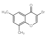 3-BROMO-6,8-DIMETHYLCHROMONE Structure