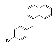 4-(1-naphthylmethyl)phenol结构式