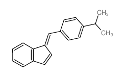 1H-Indene,1-[[4-(1-methylethyl)phenyl]methylene]- structure
