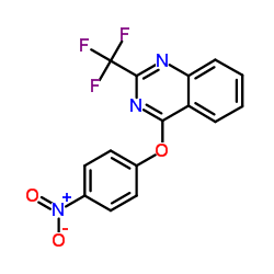 4-(4-Nitrophenoxy)-2-(trifluoromethyl)quinazoline结构式