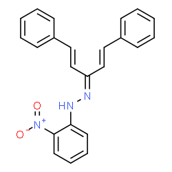 1-(2-nitrophenyl)-2-[3-phenyl-1-(2-phenylvinyl)-2-propen-1-ylidene]hydrazine结构式
