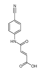 4-(4-cyanoanilino)-4-oxobut-2-enoic acid结构式