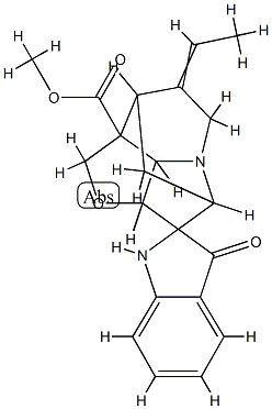 1-Demethyl-17-deoxy-6β,17-epoxyvoachalotine pseudoindoxyl结构式