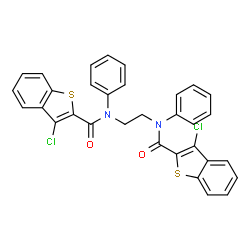 N,N'-1,2-Ethanediylbis(3-chloro-N-phenyl-1-benzothiophene-2-carboxamide) picture