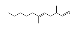 2,5,9-trimethyl-4,9-decadien-1-al Structure