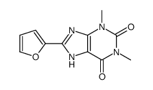 8-(furan-2-yl)-1,3-dimethyl-7H-purine-2,6-dione Structure