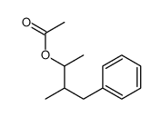 1,2-dimethyl-3-phenylpropyl acetate Structure