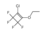 2-Chloro-3,3,4,4-tetrafluoro-1-cyclobuten-1-yl(ethyl) ether structure