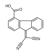 9-(dicyanomethylidene)fluorene-4-carboxylic acid结构式