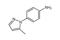 4-(5-methyl-pyrazol-1-yl)-aniline结构式