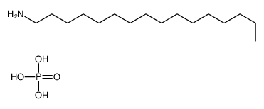 hexadecan-1-amine,phosphoric acid Structure