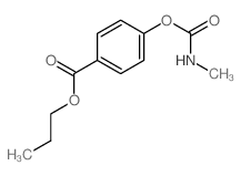 propyl 4-(methylcarbamoyloxy)benzoate结构式