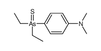 4-diethylarsinothioyl-N,N-dimethylaniline Structure