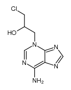 1-(6-amino-3H-purin-3-yl)-3-chloropropan-2-ol结构式