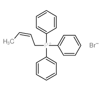 [(E)-but-2-enyl]-triphenyl-phosphanium structure
