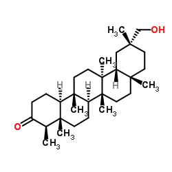 29-Hydroxyfriedelin Structure