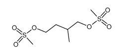 2-Methyl-1,4-bis[(methylsulfonyloxy)]butane结构式