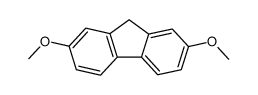 2,7-dimethoxy-9H-fluorene结构式