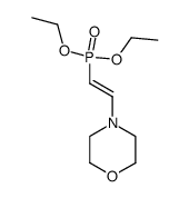 (E)-diethyl-2-morpholinoeth-1-enylphosphonate结构式
