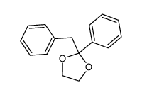 2-benzyl-2-phenyl-1,3-dioxolane Structure
