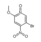 5-bromo-2-methoxy-4-nitro-1-oxidopyridin-1-ium结构式