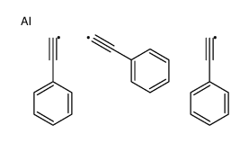 tris(2-phenylethynyl)alumane Structure