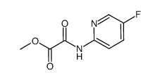 methyl 2-[(5-fluoropyridin-2-yl)amino]-2-oxoacetate Structure