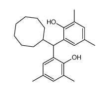 2-[cyclooctyl-(2-hydroxy-3,5-dimethylphenyl)methyl]-4,6-dimethylphenol Structure