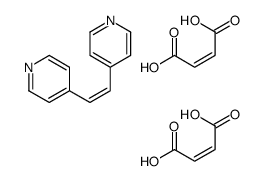 but-2-enedioic acid,4-(2-pyridin-4-ylethenyl)pyridine Structure