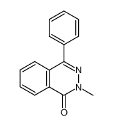 1-oxo-2-methyl-4-phenyl-1,2-dihydrophthalazine Structure